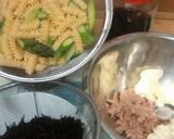 給食レシピ☆ひじき入り和風マカロニサラダ作り方3写真