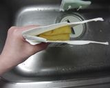 牛乳パックで簡単エコ☆油揚げの油抜き作り方4写真