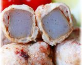 豚の唐揚げ＊ピリ辛こんにゃく包み作り方7写真