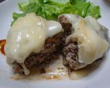 ブラックペッパー入りチーズのハンバーグ作り方6写真