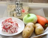 カレー味☆フライパンで作るヘルシーおから作り方1写真