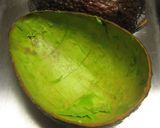 アボカドと岩海苔（海苔の佃煮）の和えもの作り方1写真