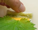 ちくわチーズ＋青紫蘇♪海苔巻き風作り方13写真