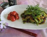 ピリ辛料理、つる豆と牛肉のコチジャン炒め作り方5写真