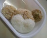 キャラ弁 おサル弁当作り方2写真