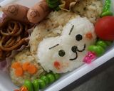 キャラ弁 おサル弁当作り方3写真