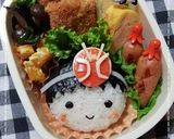 節分に♪鬼のお面のお弁当！！☆キャラ弁☆作り方12写真