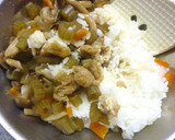 蕗と揚げの混ぜご飯作り方6写真