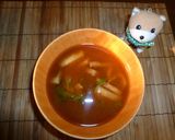 ごま油香る～せりとあげのお味噌汁作り方7写真