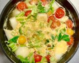 蕪とミニトマトの卵スープ作り方5写真
