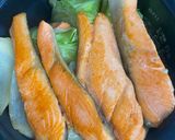 炊飯器で楽に栄養補給鮭とキャベツのブレゼ作り方4写真