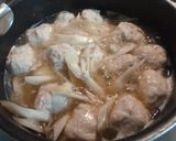 簡単! 塩麹で鶏団子と牛蒡のあっさり煮物作り方5写真