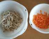 牛肉入りのきんぴらごぼう作り方1写真
