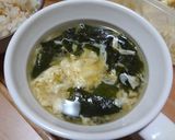 忙しい朝に即席！時短簡単ワカメスープ＊＊作り方4写真