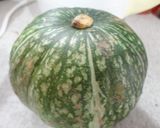 圧力鍋で♪丸ごとかぼちゃの肉詰め♪作り方1写真