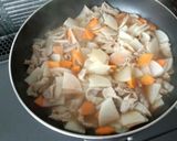 大根と豚バラの炒め煮作り方3写真