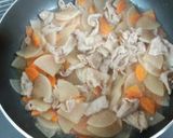 大根と豚バラの炒め煮作り方4写真