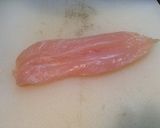 ♡大葉梅肉のささみDE挟み焼き♡作り方1写真