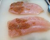 ♡大葉梅肉のささみDE挟み焼き♡作り方3写真