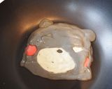 フライパンでキャラクターホットケーキ作り方6写真