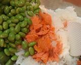 給食レシピ☆鮭と枝豆の混ぜごはん作り方2写真