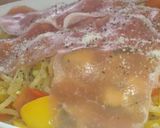 生ハムとブラックペッパーのパスタ作り方5写真