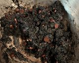 ハロウィンの邪悪な黒マッチョビスコッティ作り方2写真
