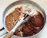寒天デザート☆玉子なしで濃厚チョコプリン作り方3写真