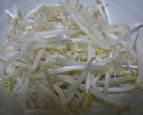 ニラ豚もやしチンしてポン酢作り方1写真