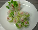 食感楽しい☆プチプチ海藻麺の生春巻き♪作り方7写真