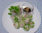 食感楽しい☆プチプチ海藻麺の生春巻き♪作り方9写真
