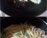 チューちゃんの肉みそとねぎde和風パスタ作り方2写真