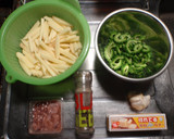 じゃがいもとゴーヤの塩辛炒め作り方1写真