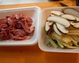 たけのこと豚肉の中華炒め作り方1写真