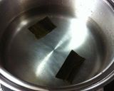 ちくわとわかめの梅肉のっけ蕎麦作り方1写真