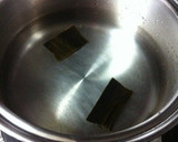 ちくわとわかめの梅肉のっけ蕎麦作り方1写真