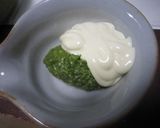 簡単便利＊きくなジュノベーゼマヨドレ作り方1写真