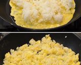 梅ツナわかめの*プチプチ炒飯*作り方3写真