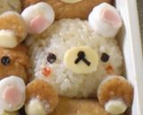 運動会☆遠足☆キャラ弁☆リラックマ作り方7写真