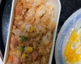 レンジ簡単洋風キムチチリ味オムライス弁当作り方8写真