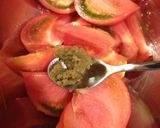 トマトの*柚子こしょうポン酢*和え作り方2写真