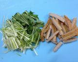 さつま揚げ♪水菜くきくき♪卵とじ作り方1写真