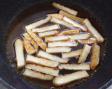 さつま揚げ♪水菜くきくき♪卵とじ作り方2写真