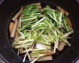 さつま揚げ♪水菜くきくき♪卵とじ作り方3写真