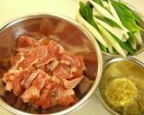鶏塩つけうどん作り方1写真