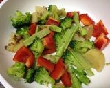 彩り野菜のアンチョビ炒め作り方3写真