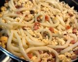 夜食にも！ボリュームピリ辛和風豆腐うどん作り方4写真