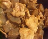 こんにゃくと豚肉のピリ辛いため作り方4写真