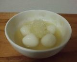 プチプチもっちり！はちみつレモン白玉作り方4写真