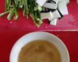 じゃが芋と茄子の♪ごま味噌餡かけ炒め作り方2写真